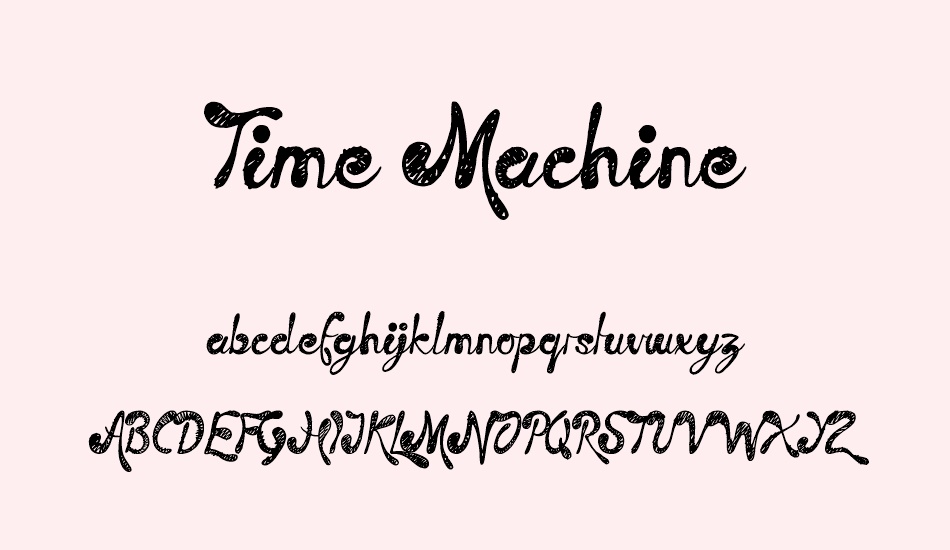 time-machine- font