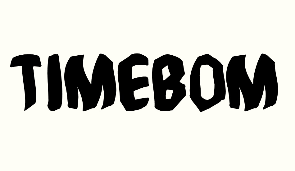 timebomb font big