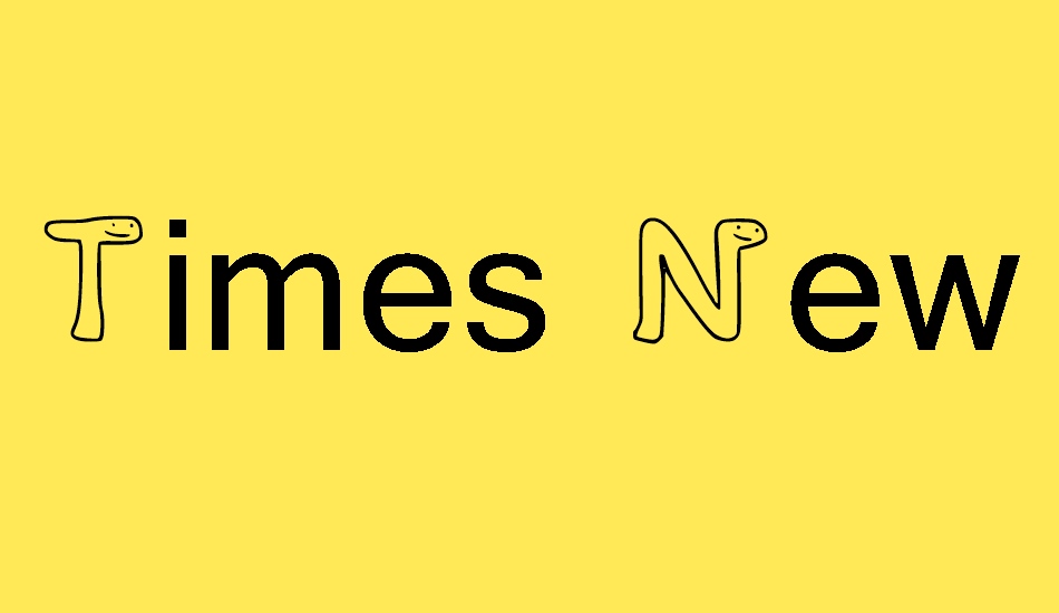 times-new-wumpus font big