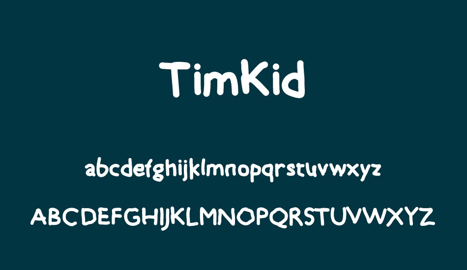 timkid font