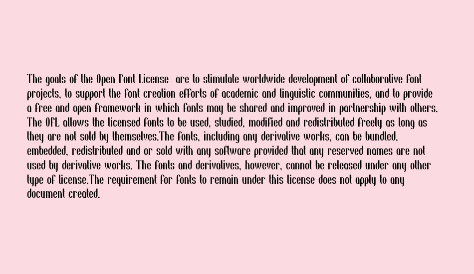 tincushion font 1