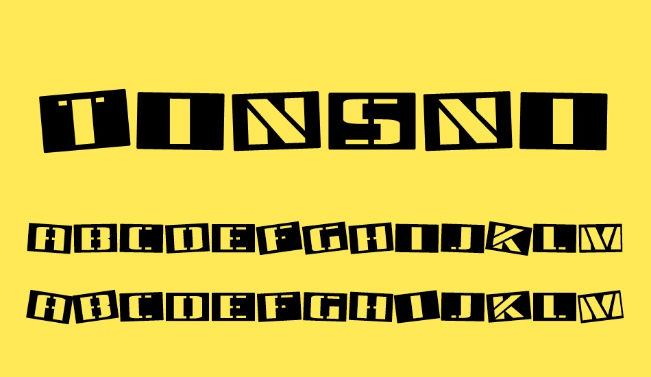 tinsnips font