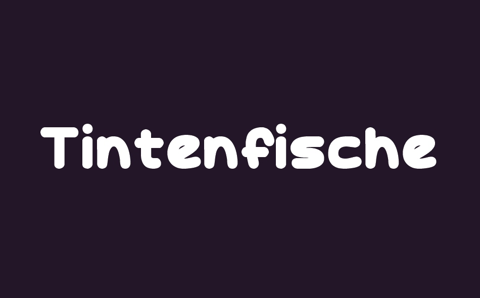 Tintenfische font big