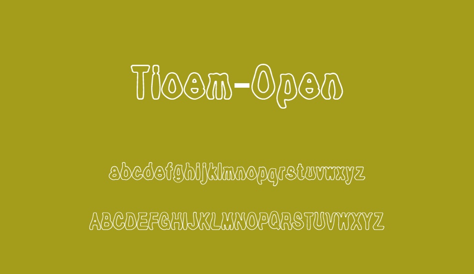 tioem-open font