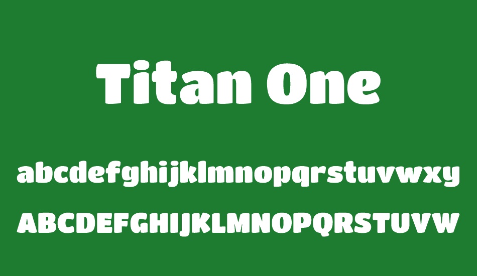 titan-one font