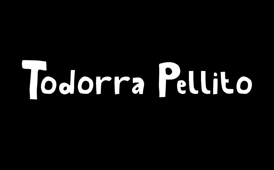 Todorra Pellito Family font big