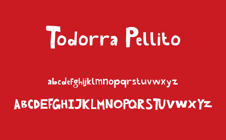 Todorra Pellito Family font