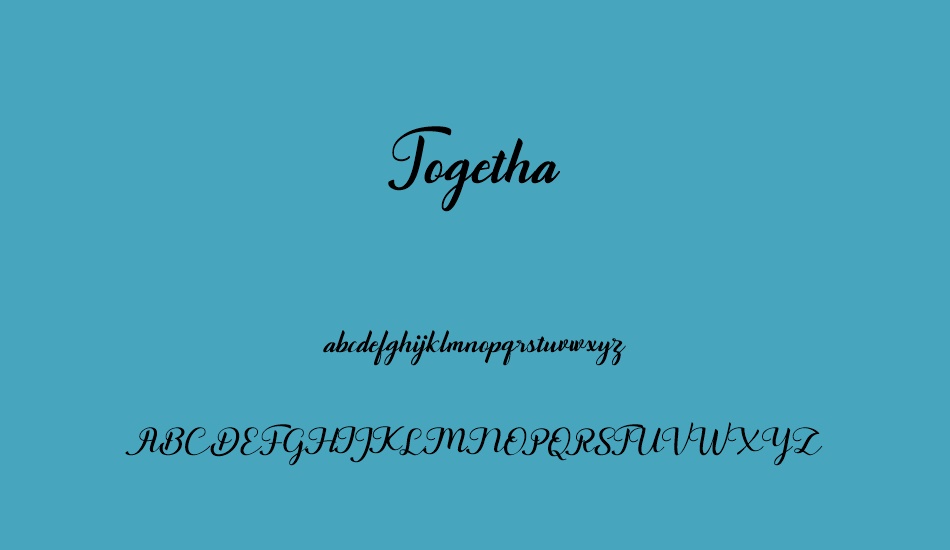 togetha font