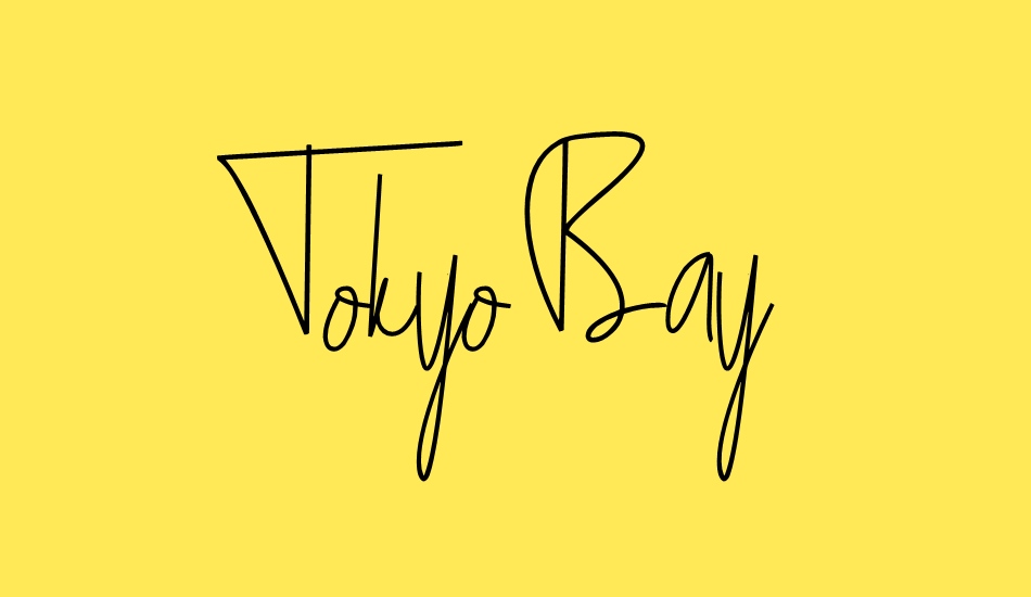 tokyo-bay font big