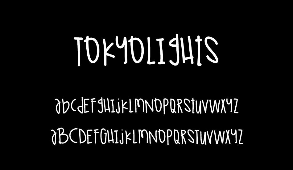 tokyolights font