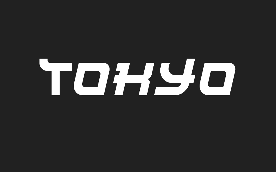 Tokyo Midnight font big