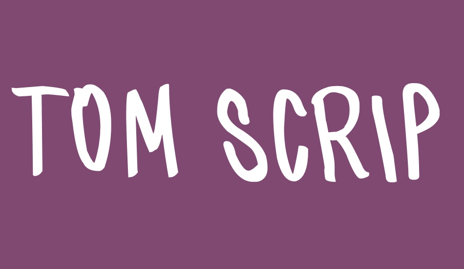 tom-script font big