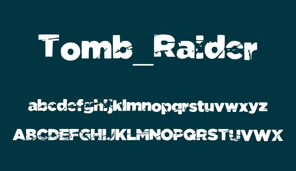 tomb-raider font