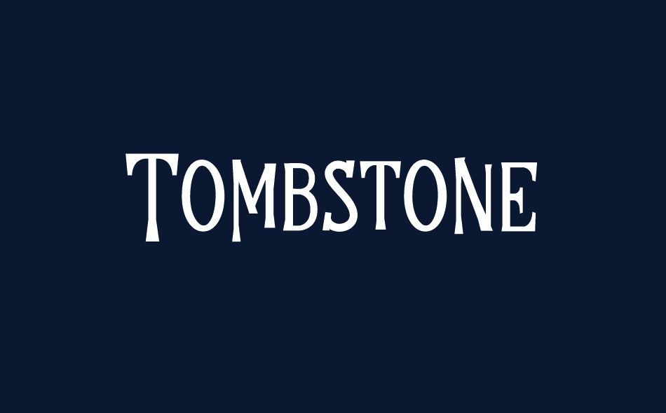 Tombstone font big