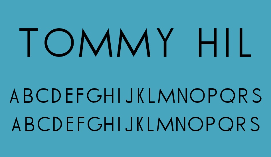 Tommy Hilfiger free font