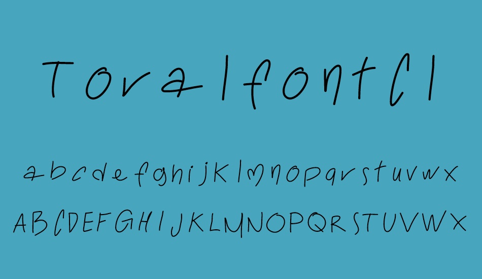toralfontclassic font