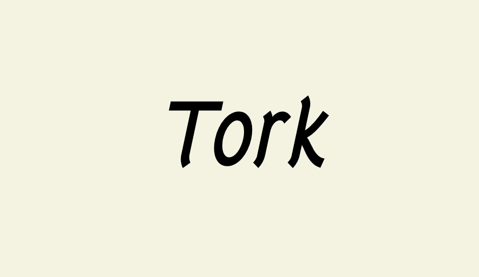 tork font big