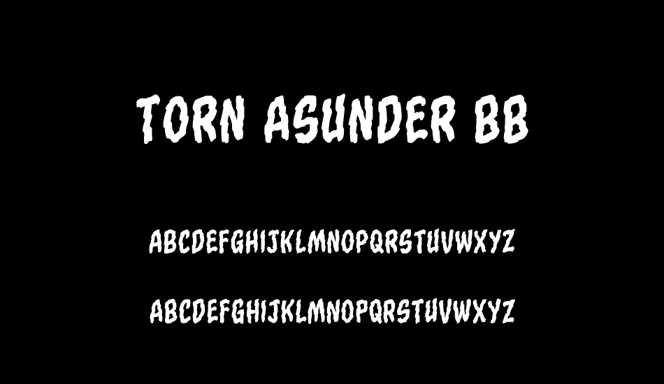 torn-asunder-bb font