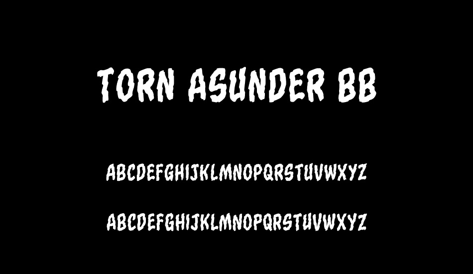 torn-asunder-bb font