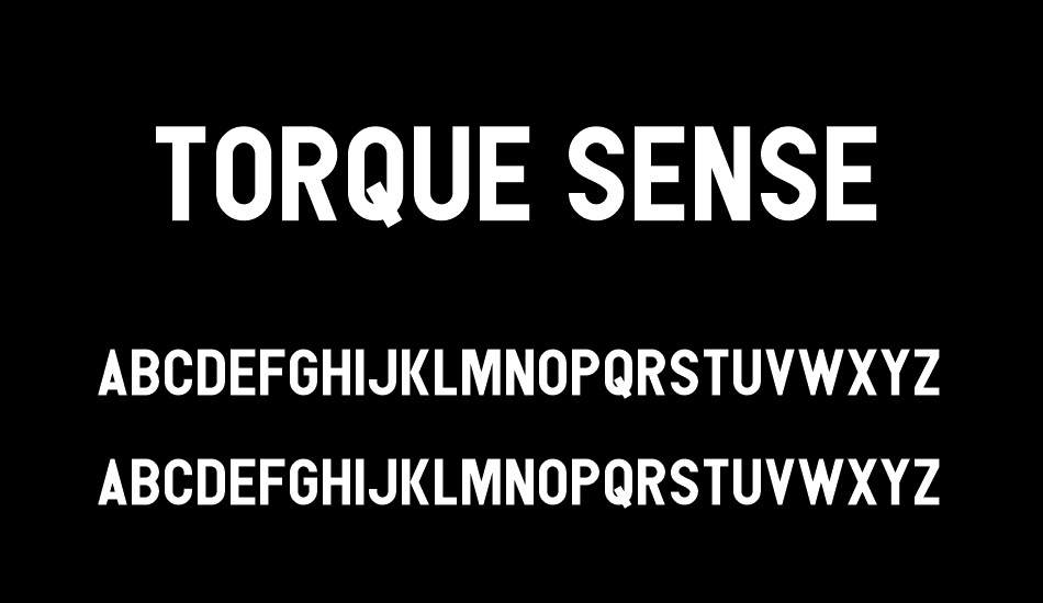 torque-sense font