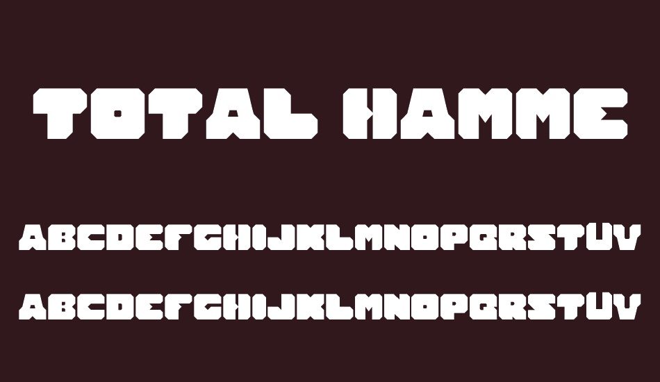 total-hammer font