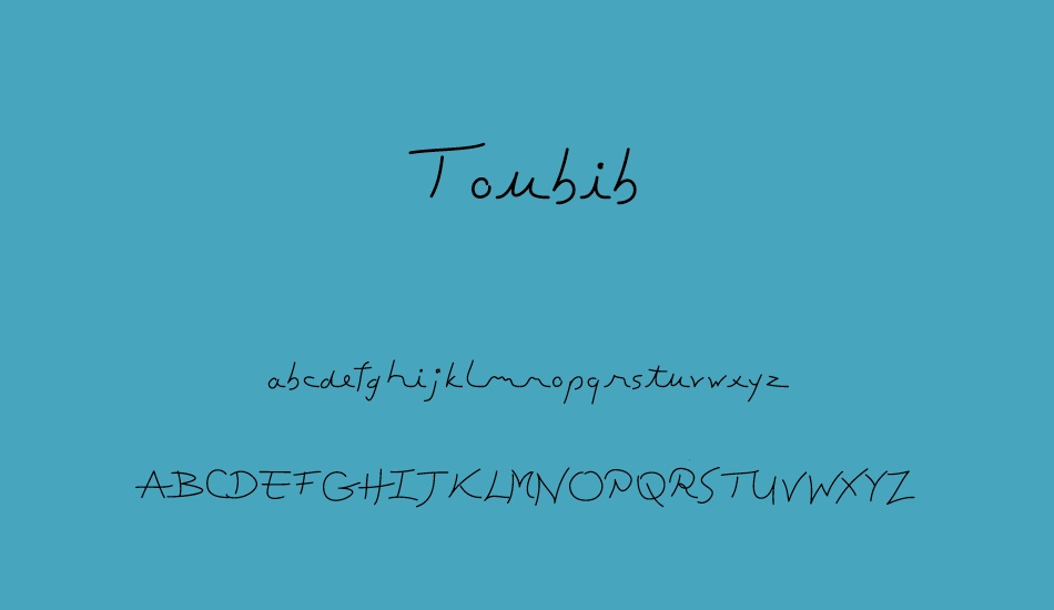 toubibdemo font