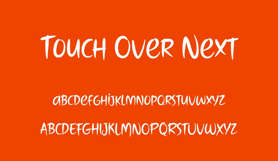 touch-over-next font