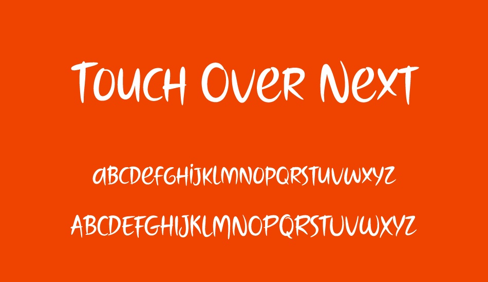 touch-over-next font