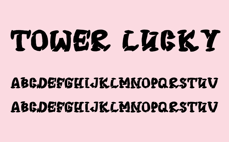 Tower Lucky font