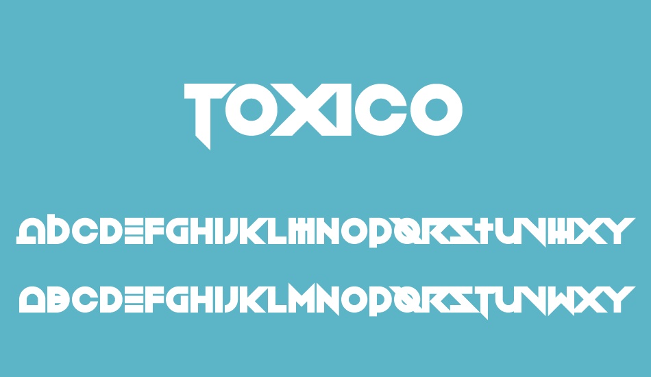toxico font