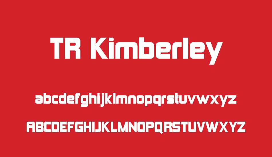 tr-kimberley font