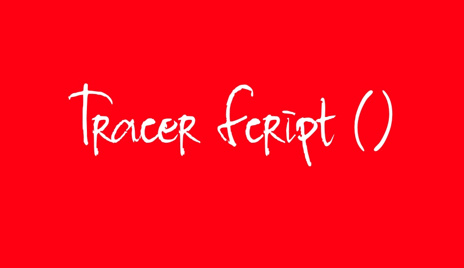 tracer-script-(demo) font big