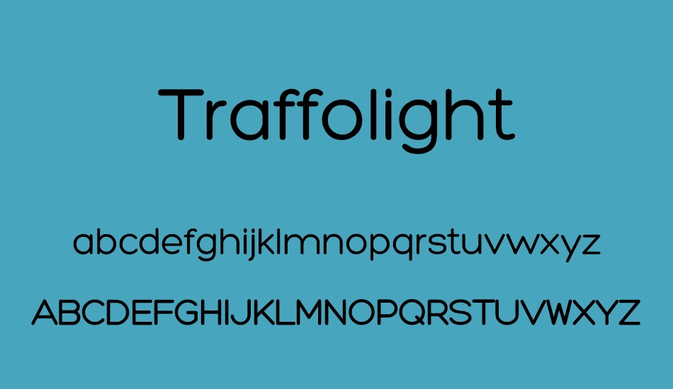 traffolight font
