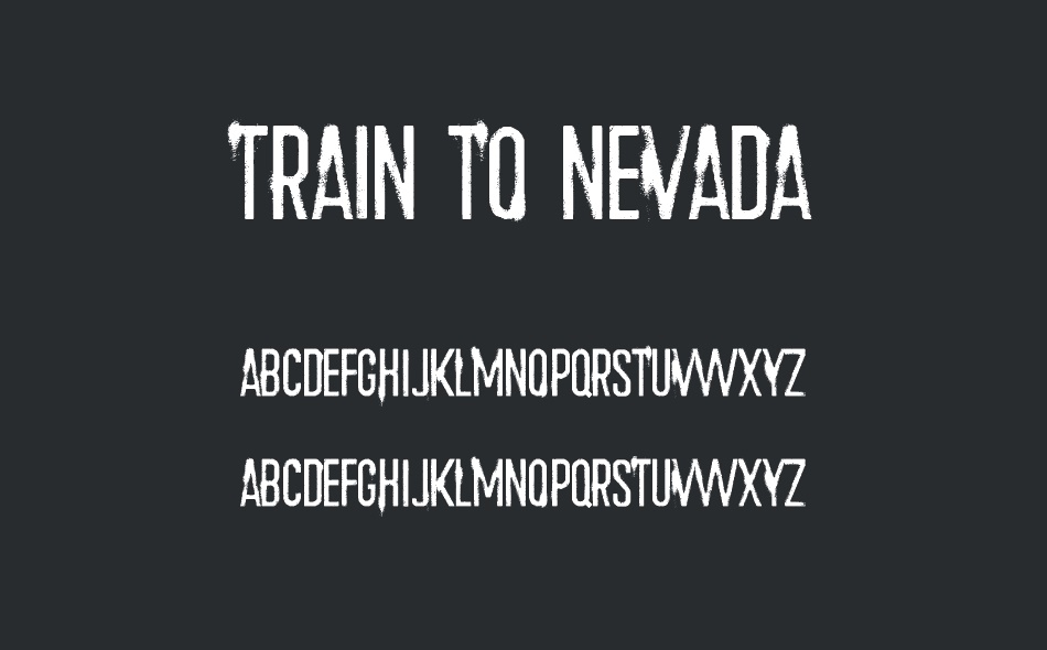 Train to Nevada font