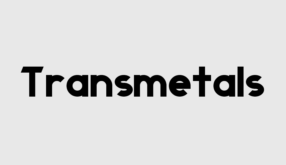 transmetals font big