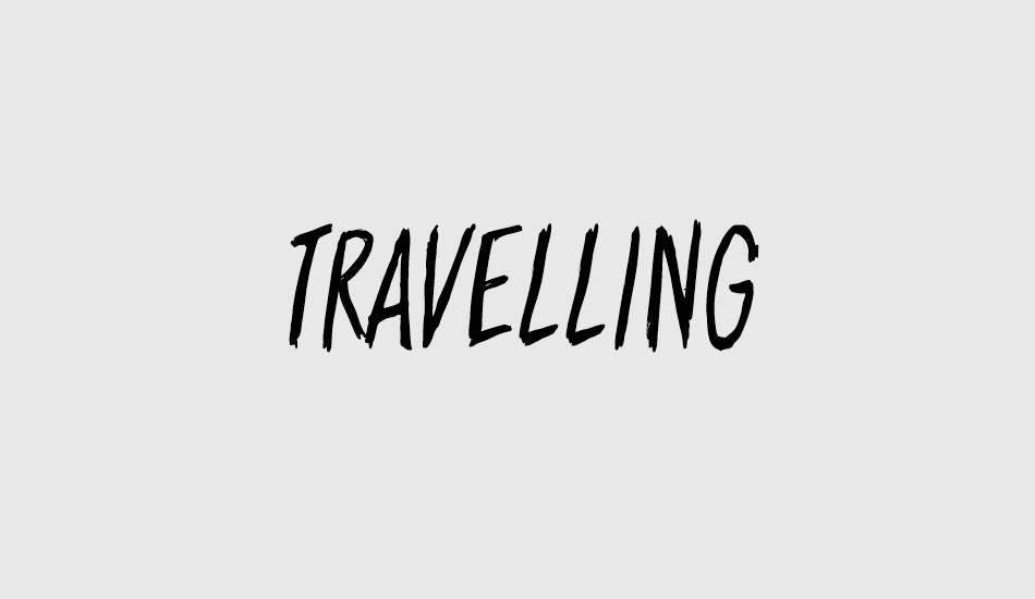 travelling font big