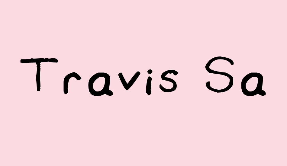 travis-sans-ms font big