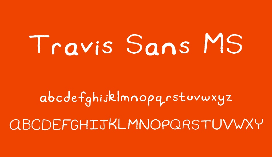travis-sans-ms font