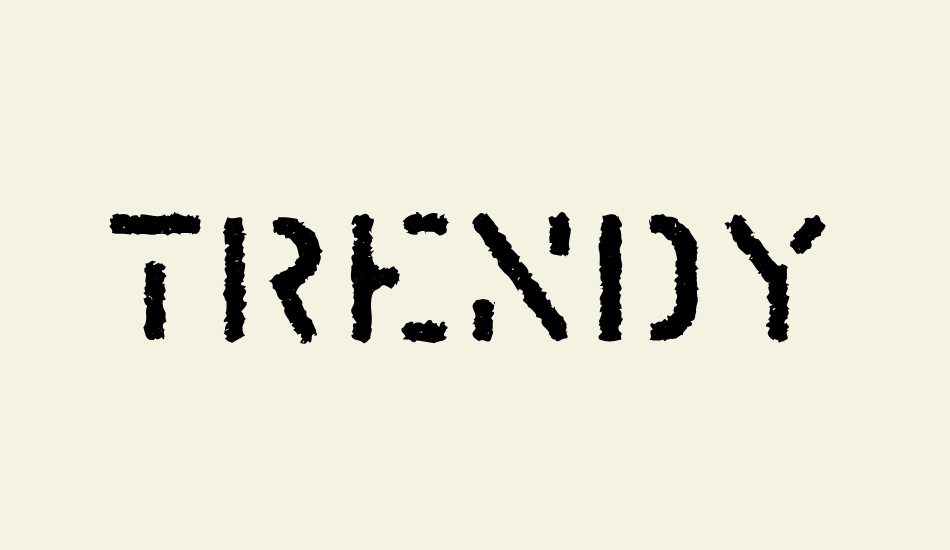 trendy-university font big