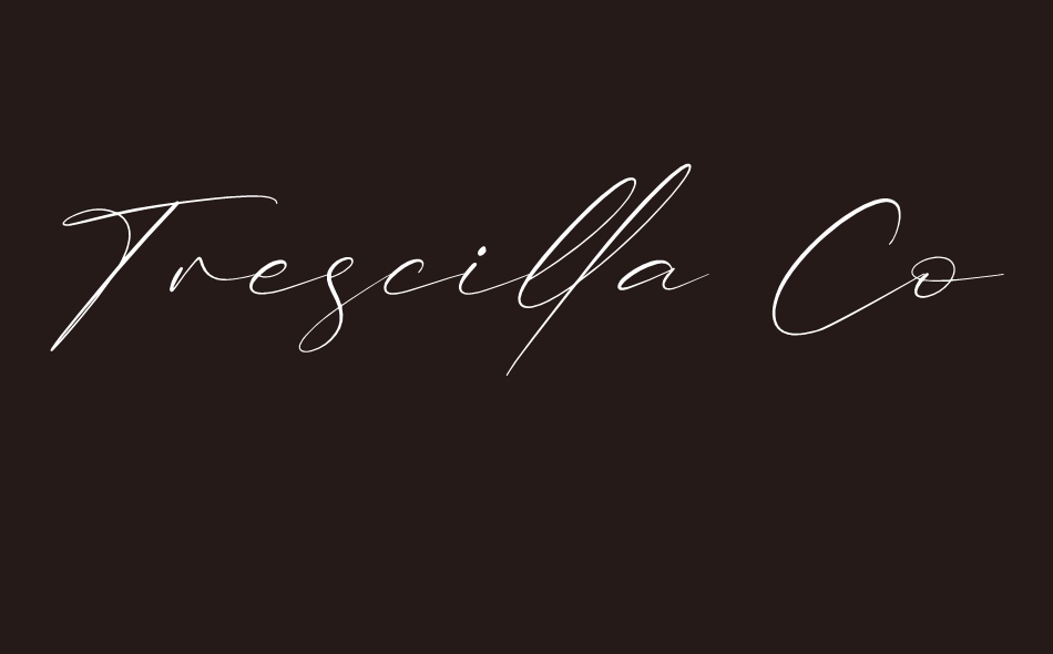 Trescilla Corinne font big