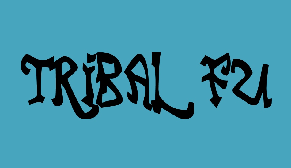 tribal-funk font big