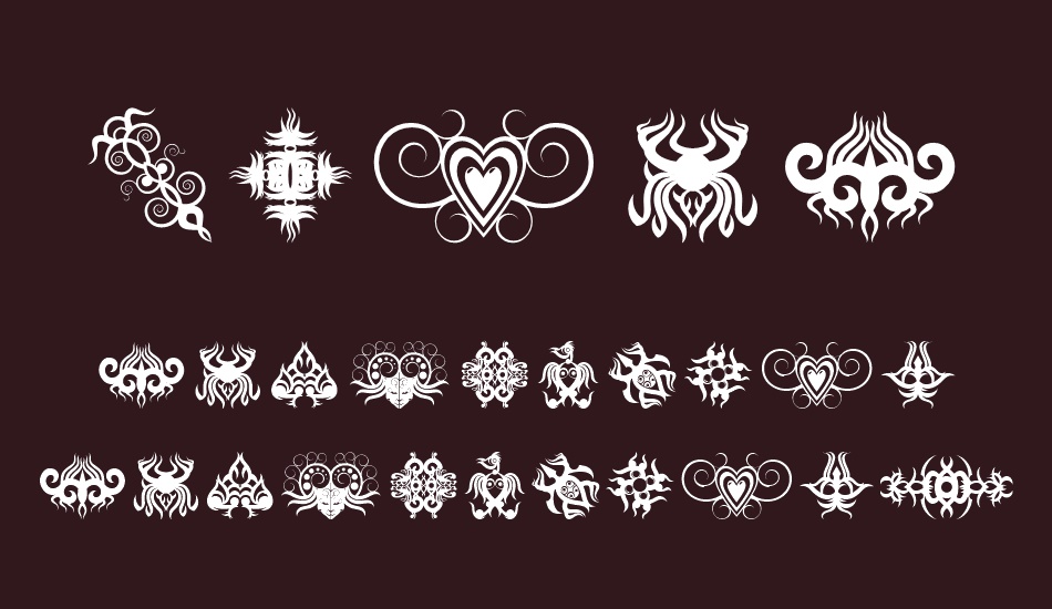 tribal-tattoo-addict font