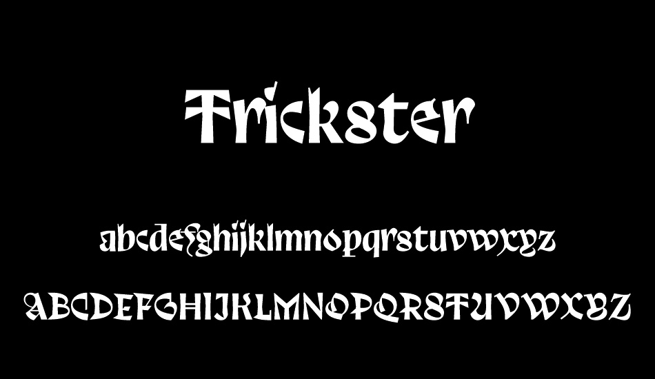 trickster font