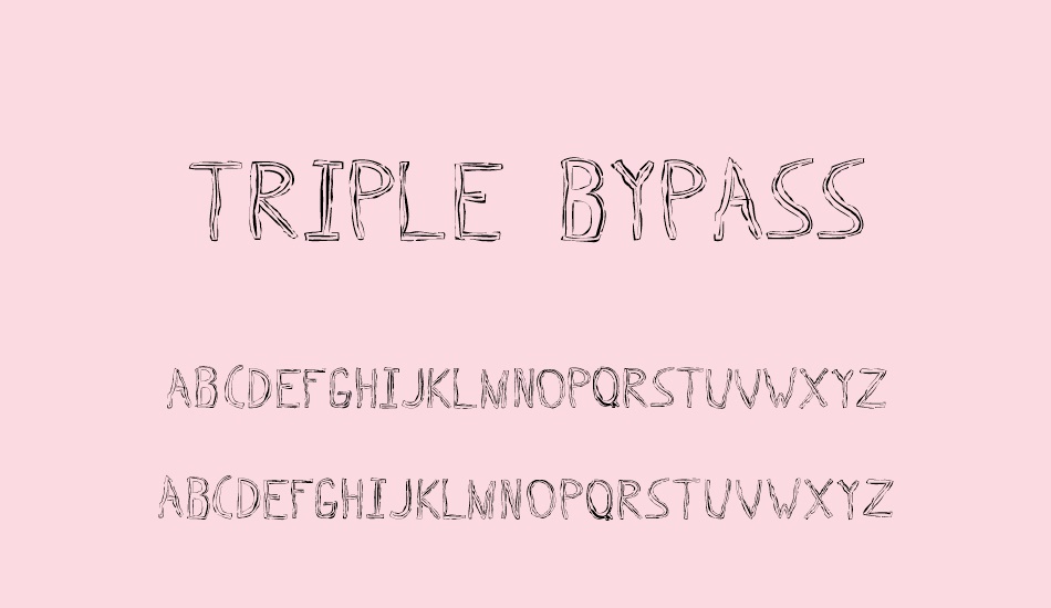triple-bypass font