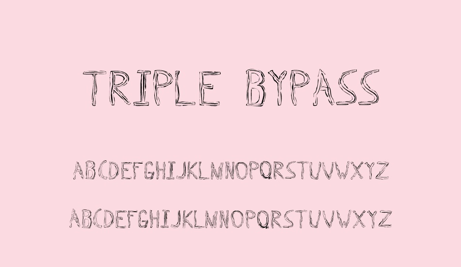 triple-bypass font