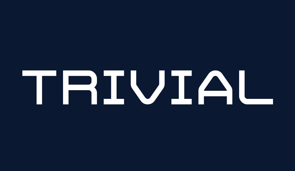 trivial font big