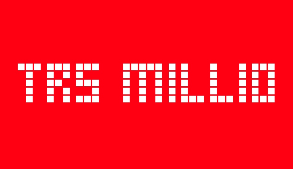 trs-million font big