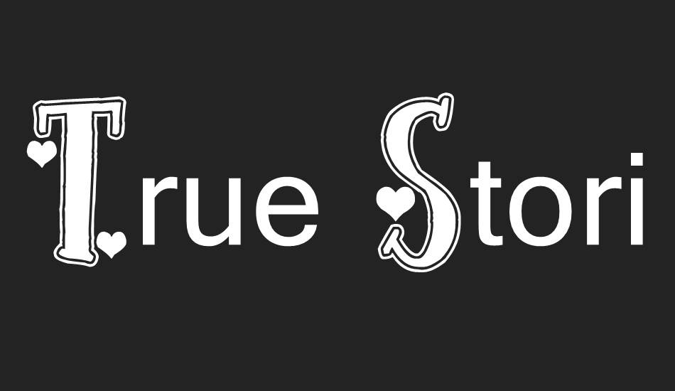 true-stories font big