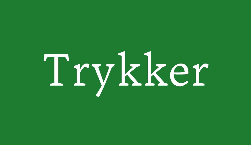 trykker font big