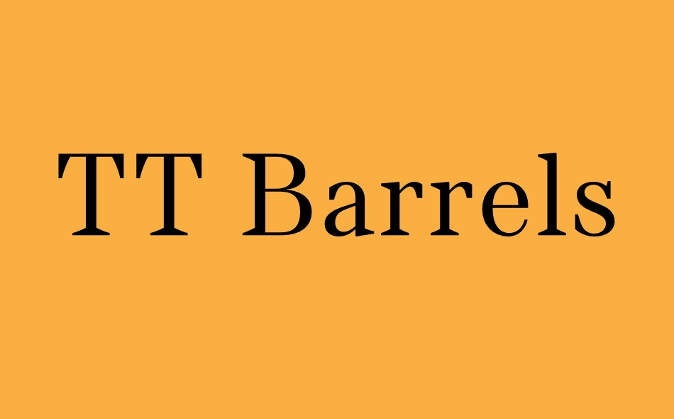 TT Barrels font big